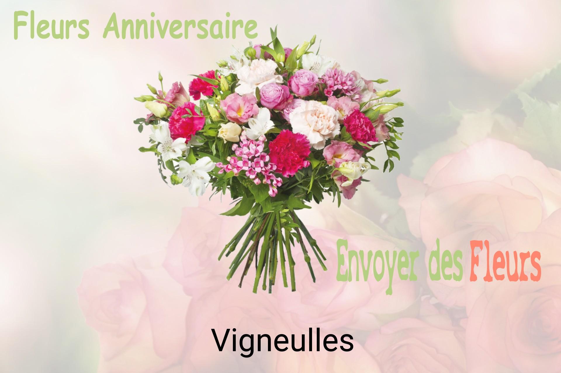 Bouquet de fleurs d’anniversaire livré à Vigneulles